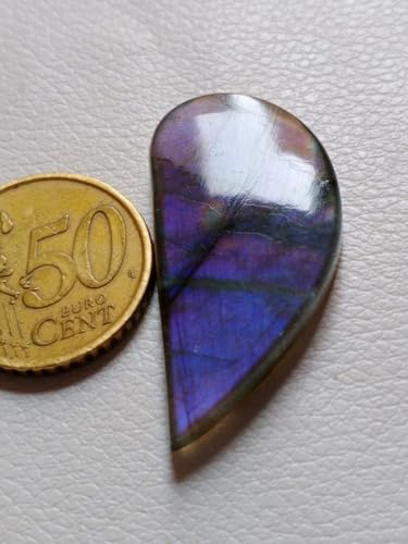 Labradorite violette de qualité supérieure cabochon pour haute bijouterie - 3