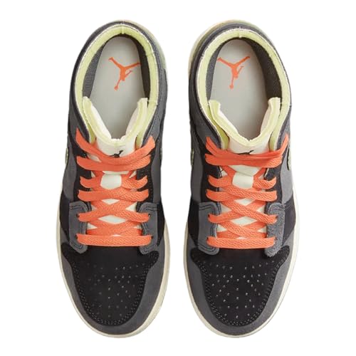 Nike Youth Air Jordan 1 Mid Se GS Electro Orange4