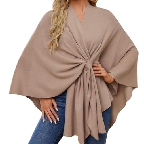 Simplifyleast Shawl Wrap, Elegant Shawl Wraps Soft Open Front Poncho Sweater, Chic And Light