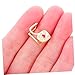 Yardenfun Heart Shaped Teeth Grill for Men Women Easy to Use Hip Hop Fashion Accessory Durable Zircon Material for Parties Versatile Wardrobe Addition