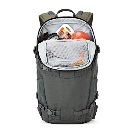 Lowepro Lp37015-Pww, Flipside Trek Bp 350 Aw Backpack For Camera, Stores Dslr With Lens Attached, Extra Lenses, Tripod, 10 Inch Tablet Grey/Dark Green #TOP2