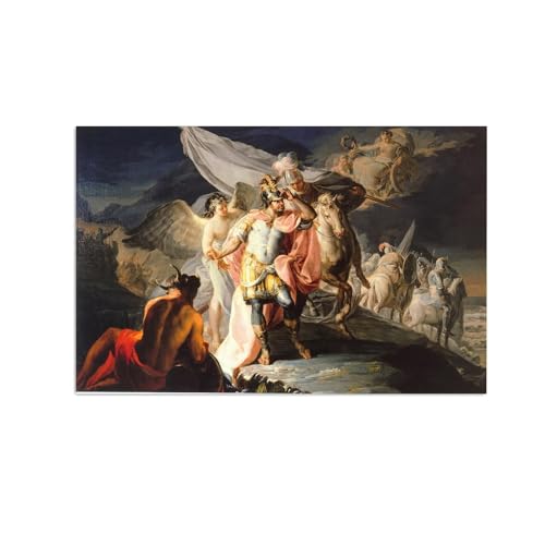 Décoration murale Goya : peinture sur toile salon et bureau sans cadre