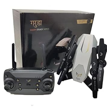 SHOPOGENIX Garuda Drone Box Version Foldable Drone With Camera Garuda Drone with 1080P 4k Camera 720P Live Video,WiFi FPV Drone for Adults with HD 120 degreeWide Camera (Garuda Drone Box Version)