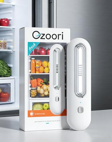 Image of Ozoori Fridge Deodorizer Odor Eliminator – Powerful Odor Eliminator & Freshness Preserver For Refrigerator, Compact & Rechargeable, No Filters Needed, Extends Food Freshness & Reduces Waste (1)