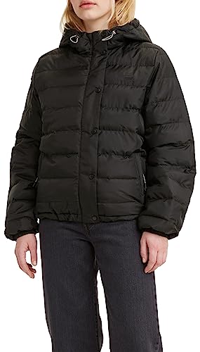 Levi's Women's Edie Packable Jacket, Caviar, M