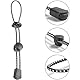 Gehstock Klappbar,Gehhilfen Senioren,Spazierstock Herren Schwarz, Gehstock Damen Höhenverstellbar,Gehstock Herren Elegant,Walking Stick,Faltbarer Gehstock,T-Griff für Altere Behinderte (Schwarz)