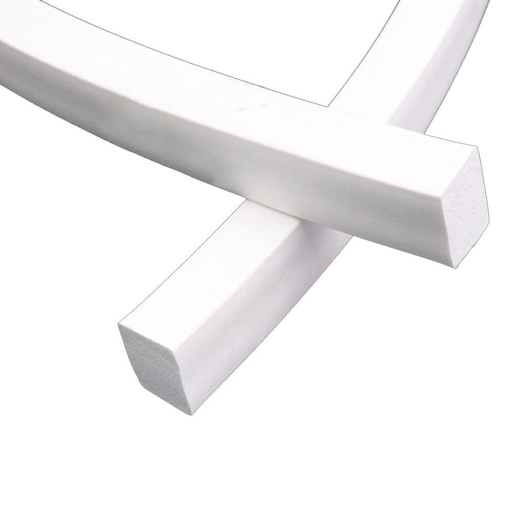 Tira de sellado de espuma de silicona, Tamaños múltiples de la junta blanca ventana puerta tira del sello espuma silicón(2 Meter,15 * 30Mm)