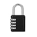 Price comparison product image Dapetz ® 4 Digit Combination Lock for Gym Outdoor & School Locker, Fence, Case & Shed - Heavy Duty Resettable Set Your Own Combo - Waterproof & Weatherproof (Black, 1 Pack)