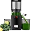 LINKChef Cold Press Juicer Machines, 130mm Diameter and 1.8L Capacity Juicers Whole Fruit and Vegetable, 250W Masticating Juicer Machine, Slow Juicer with Automatic Cutting and BPA Free Tritan