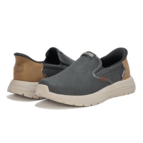 Skechers USA Men's Men's Kornell-Jude Sneaker, Black, 12