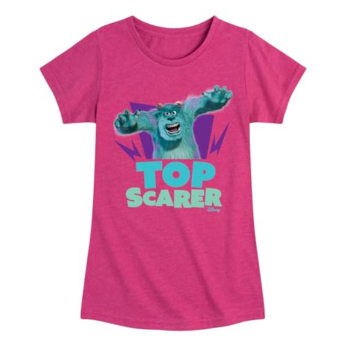 Disney Monsters Inc. - Top Scarer - Toddler & Youth Girls Short Sleeve Graphic T-Shirt