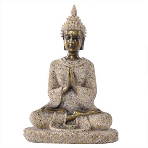 Statue de Bouddha en grès à offrir pour une crémaillère zen
