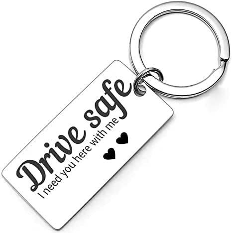 Drive Safe Keychain Handsome I Love You Trucker Husband Gift for Husband Dad Gift Valentines Day Stocking Stuffer-image-18