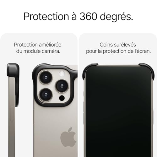 Bumper minimaliste iPhone 16 Pro Max Arc Pulse pour usage quotidien actif