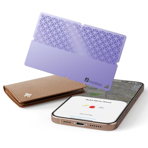 Image of 2026 [Apple MFi Certified] (iOS Only) Bluetooth Tracker Smart Card for Apple Find My iPhone Wallet GPS Tracker, 5-10 Years Staying Power, Keys Finder and Item Locator for Keys, Bags, Passport