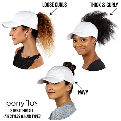 Ponyflo Satin Lined Cap (White) #TOP4
