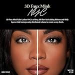 Lilly Lashes 3D NYC Faux Mink Strip Eyelashes, False Eyelashes Dramatic Look, Reusable False Lashes, Fake Lashes Pack, Lash Strips with Luxury Silk Like Fibers, No Lash Glue Included - Image 2