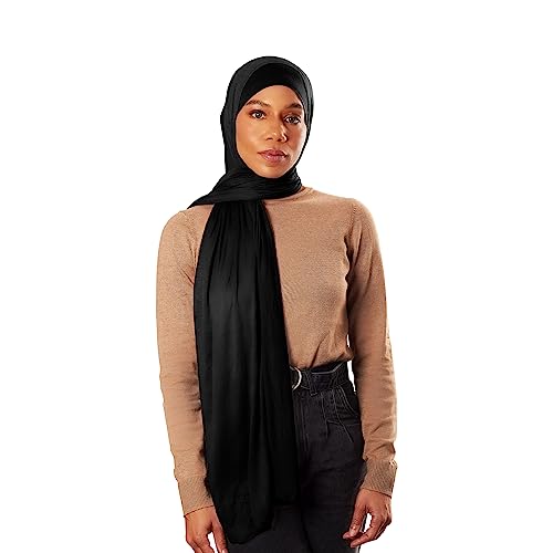 TheHijabStore.com Head Scarf For Women Jersey Hijab Under Scarf Cap Set Jersey Headscarf Hair Wrap With Cap Instant Hijabs2