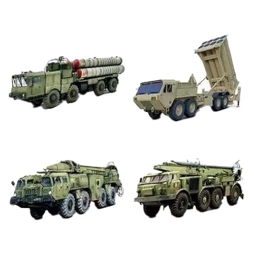 Image of 4 Pieces Missile Vehicles Building Kit Compact Desktop Decoration 4D Puzzles| Contemporary Manufacture| Cars Trucks & Vans | Diecast Toy |Toys Hobbies