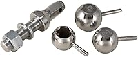 Trimax TMB335 Chrome Interchangeable Multi-Ball Hitch System - 1-7/8", 2", 2-5/16" Balls up to 8K LBS