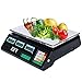 Calcul de Prix de Balance électronique numérique pesant, Balance de Plate-Forme de Magasin Commercial de 40 kg pour Fruits Veggi, Noir