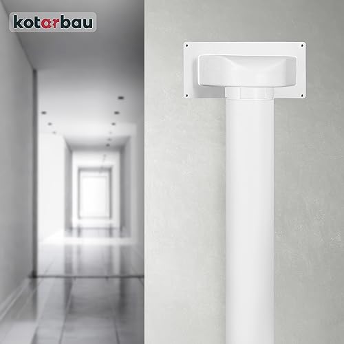 KOTARBAU® Verbindungsstück für Lüftungsrohr Rundkanal Ø 125 mm
