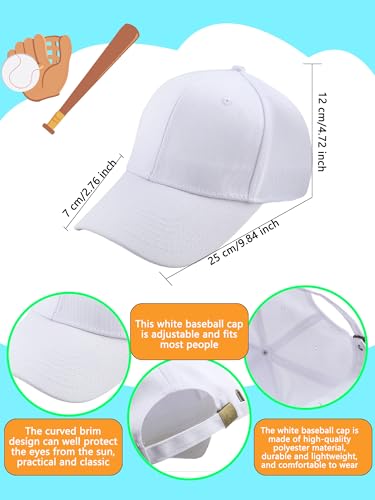 10 Pcs Kids Cotton Baseball Cap Plain Blank Baseball Hat Solid Color Sport Ball Caps for Boys Girls Outdoor Activities2