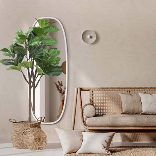 Artificial Fiddle Leaf Fig Tree 5FT, Tall Fake Plants for Indoor Outdoor Decor, Fake Fig Leaf Tree with Pot for Home Office Living Room Decor (2pcs)