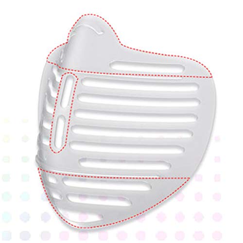 Almencla Suporte Interno de Suporte para Máscara Facial 1PC 3D Proteção para Batom Espaço Respiratór