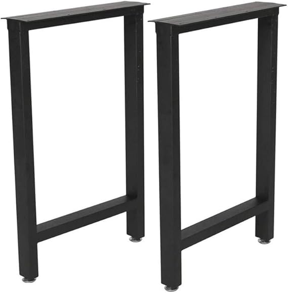 Metal Black Table Legs Heavy Duty Desk Legs 28” Height 18” Wide