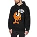 shenguang Sudadera con Capucha Q-Bert de Forro Polar para Hombre
