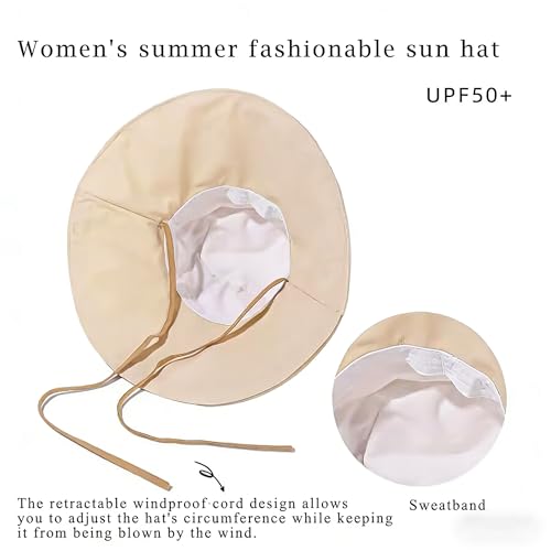 Sombrero de Mujer con Ala Ancha y Protección UV miniatura 3