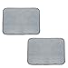 FH Group F14403GRAY Gray Carpet Floor Mat with Heel Pad (Deluxe)