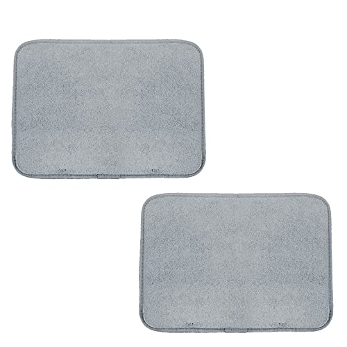 FH Group F14403GRAY Gray Carpet Floor Mat with Heel Pad (Deluxe)