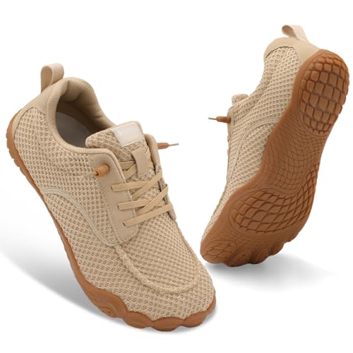 Spesoul Mens Barefoot Shoes Wide Hiking Shoes Zero Drop Minimalist Sneakers Lightweight Breathable...