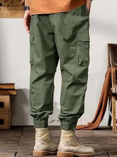 Image of Noble Monk Cargo for Men || Cotton Cargo Pant || Stylish Multi-Pocket Casual Trousers for Men