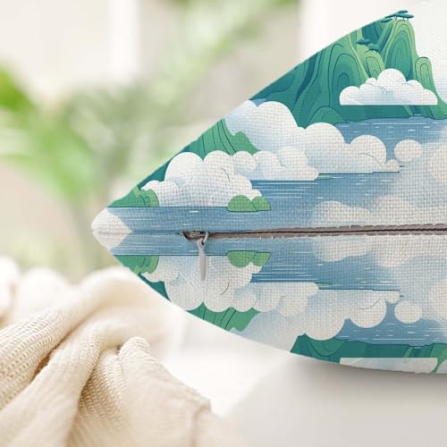 Housse coussin 80x80cm imperméable avec impression double face - 5