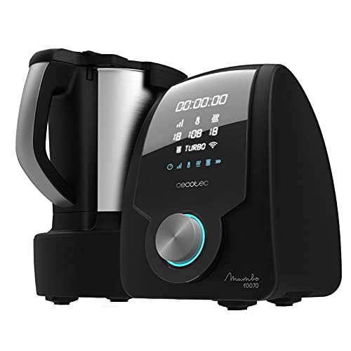 Cecotec Robot de Cocina Multifunción Mambo 10070. 1700 W, APP, Cuchara MamboMix, 30 Funciones,...