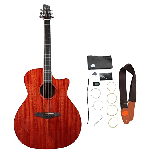 Guitare Folk, Guitare Acoustique, Son Plus Riche, Texture Fine, Faible Pression de Sélection pour les Mélomanes, Cadeau de Jeu avec Chiffon d’essuyage (Brun) - Les Beatles, Paul McCartney, John Lennon, RIngo Starr, George Harrison Guitare Folk, Guitare Acoustique, Son Plus Riche, Texture Fine, Faible Pression de Sélection pour les Mélomanes, Cadeau de Jeu avec Chiffon d'essuyage (Brun) – Image 7