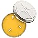 EXOTAC - candleTIN Large Slow Burn Beeswax Wax Survival Candle for Emergency Kits, Camping, Hiking, or Essential Supplies