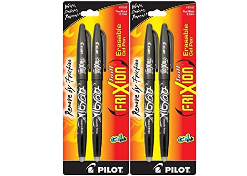 PILOT FriXion Ball Bolígrafo Repuesto Tinta Negra 4 unidades miniatura 2