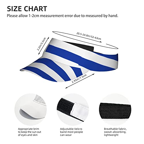 Image of Cute Funny Flag Hat Women Men Adjustable Flag Sport Sun Visor Hat Summer Fashion Sun Cap Beach Flag Hat