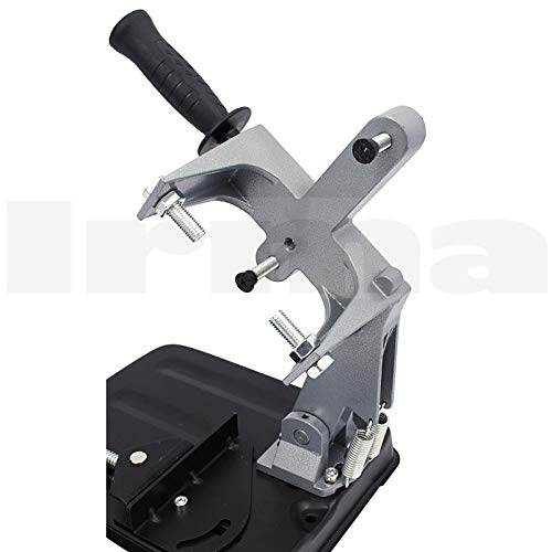BSD Soporte para Amoladora Angulard 180/230mm - Soporte para Cortar para Amoladora Angular, Base de Hierro Fundido con Abrazadera