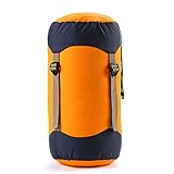 Borogo Nylon Compression Stuff Sack, Sleeping Bag Compression Sack Great for Compression Bag,Outdoor Storage Bag for Backpacking, Traveling,Hiking and Camping