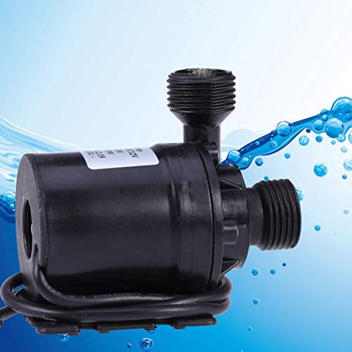 ULTECHNOVO Aquarium Submersible Water Pump Brushless Submersible Water Pump- DC 12V Fountain Pump for Fountain Pool Fish Tank Wa