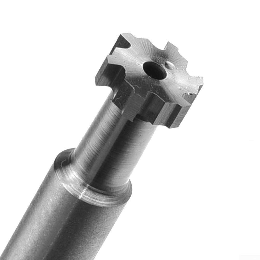 T-Nutfräser, 10 mm Schnittdurchmesser, 6 Rillen, gerader Schaft