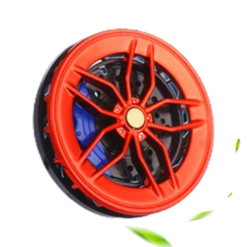 車の芳香剤ディフューザーの回転、車のベント クリップの回転 - 装飾芳香剤ベントクリップ - スピニングホイールデザインカーアウトレットアロマテラピー、カーアクセサリーインテリア、自動車用香りディフューザー