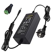 Weishuo Netzadapter Spannungswandler AC 100-240V auf 5V 10A Transformator 50W Universal Netzteil mit 5.5 X 2.5mm Stecker für LED Streifen Licht LCD Monitor 3D Drucker und Mehr Geräte