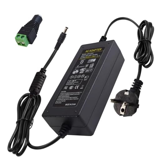 Weishuo Netzadapter Spannungswandler AC 100-240V auf 5V 10A Transformator 50W Universal Netzteil mit 5.5 X 2.5mm Stecker für LED Streifen Licht LCD Monitor 3D Drucker und Mehr Geräte