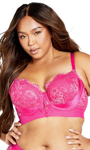 Image of City Chic Plus Size Bra - Alexis Contour Longline